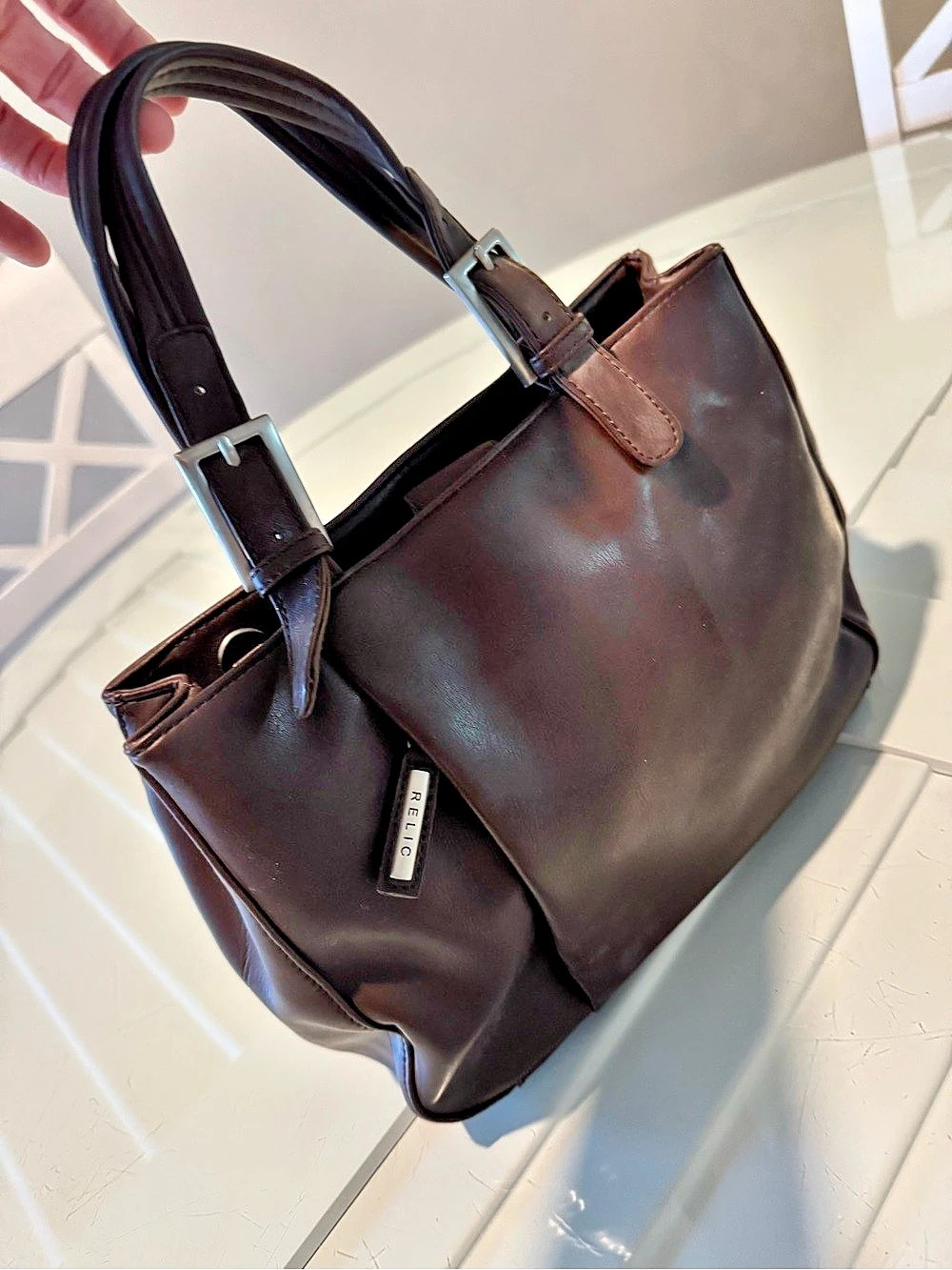 Relic Brown Shoulder Bag